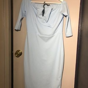 Sky blue Boohoo dress